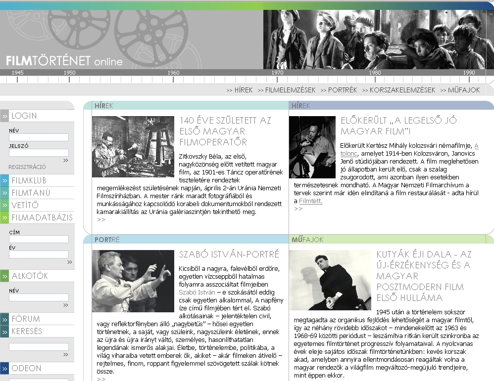 Filmt�rt�net online 2008.04.16.