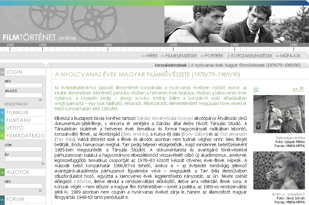 Filmt�rt�net online 2008.04.16.