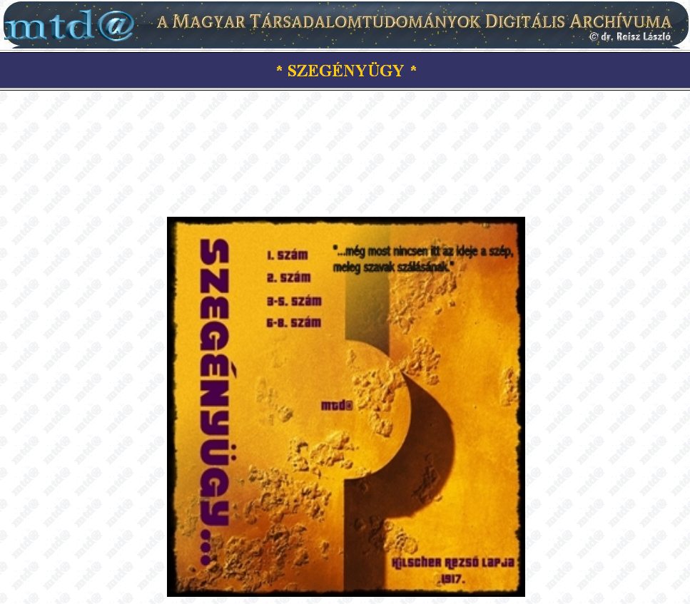Szeg�ny�gy 2008.11.28.