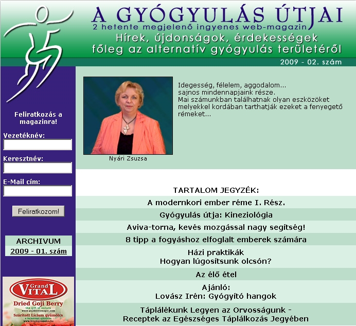 Gy�gyul�s �tjai 2009.03.30.