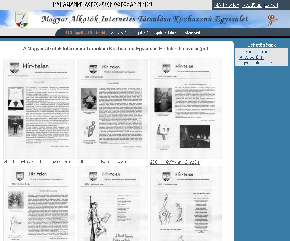 H�r-telen 2010.04.13.