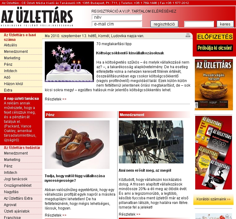 Az �zlett�rs 2010.09.13.