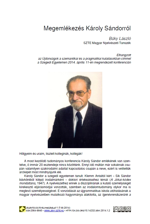 Jelent�s �s nyelvhaszn�lat 2015.04.15.