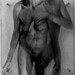 untitled 1 2000 m�gyanta, nyomdai film 70x65x6cm