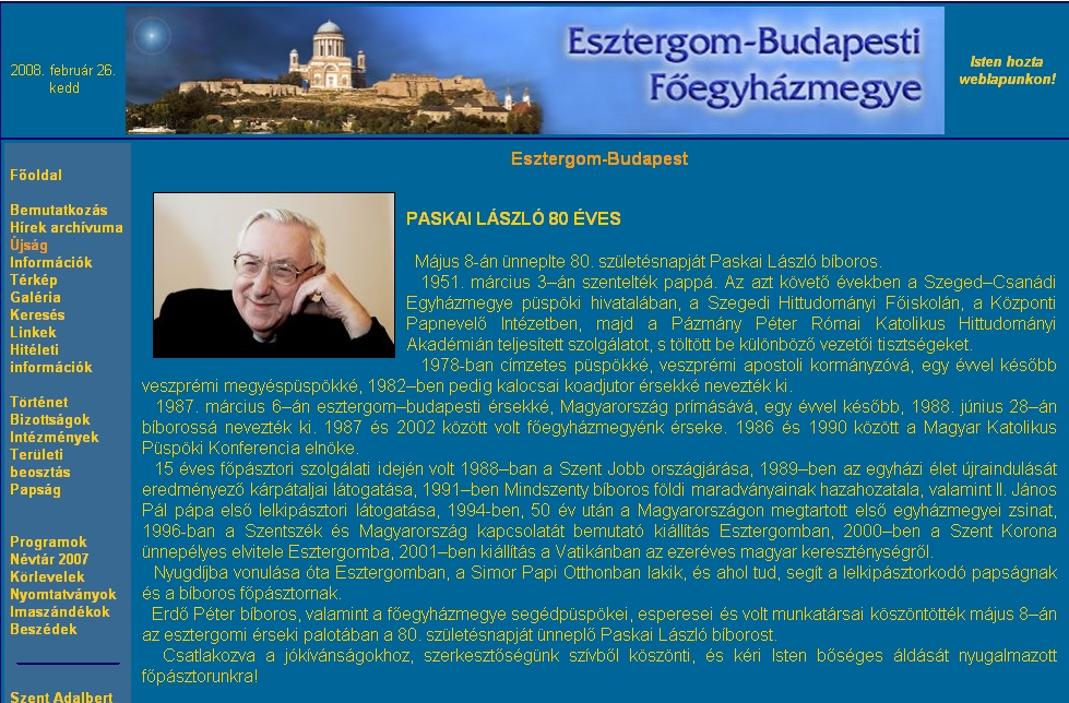 Esztergom-Budapest 2008.02.25.